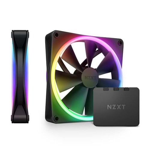 Nzxt F140RGB 140mm RGB Fans Twin Black