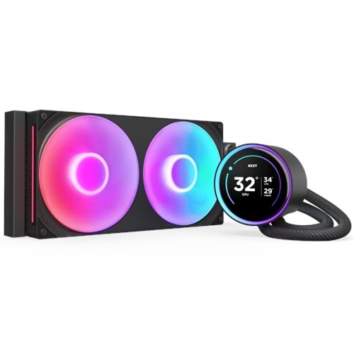 NZXT Kraken Elite 280 RL-KR28E-B2 280mm LCD RGB Siyah