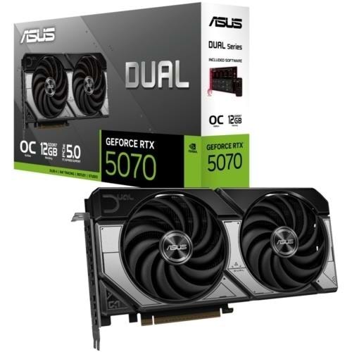 Ekran Kartı Asus DUAL-RTX5070-O12G 12GB 192Bit GDDR7 Gaming