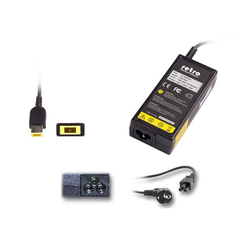 ADAPTOR DCA-I083 20V 4.5A 90W Usb Uç