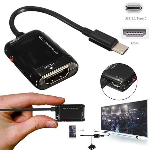 ADAPTOR ALFAIS AL4846 TYPE-C 3.1 TO HDMI