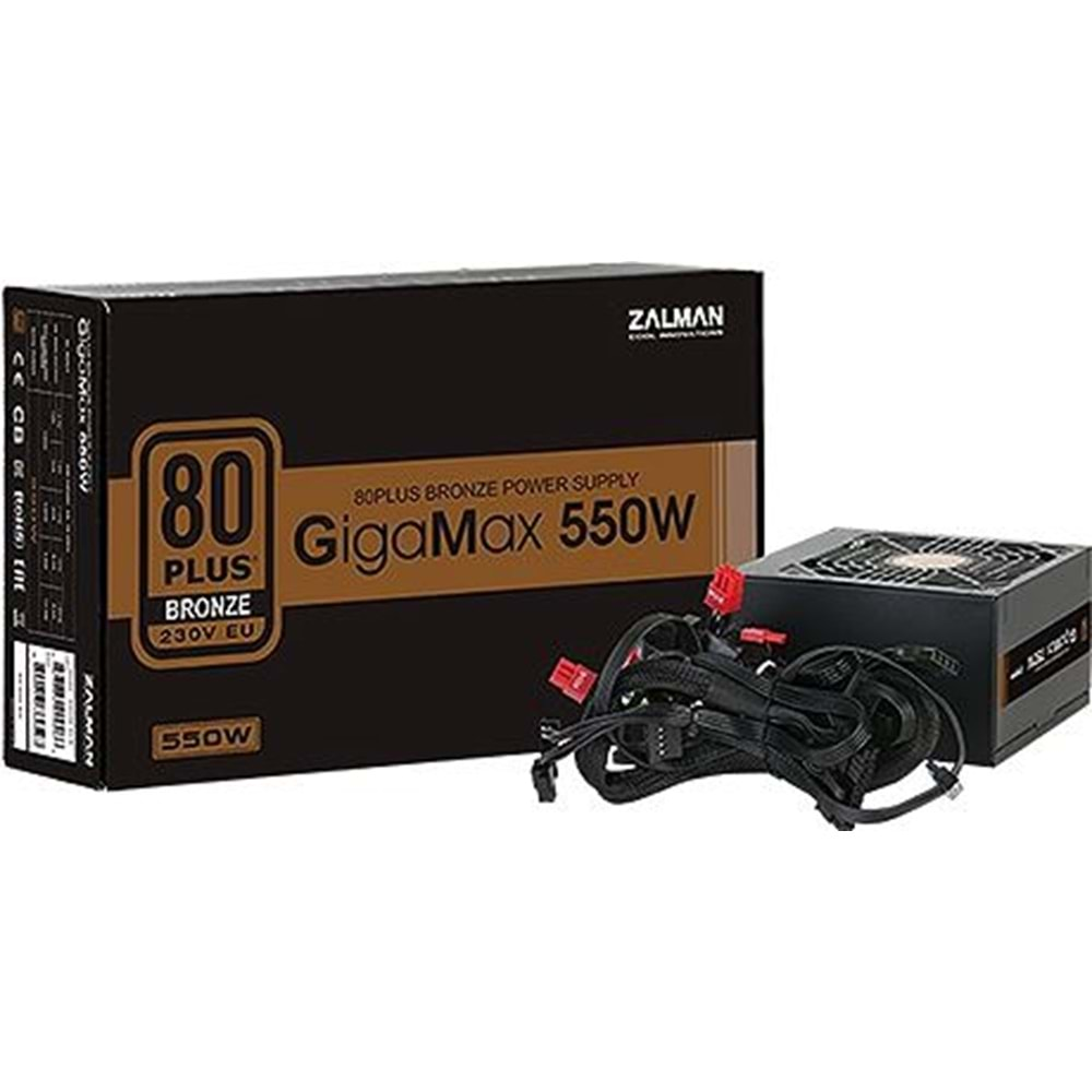 POWER SUPPLY ZALMAN ZM550-GVII 550W 80+ BRONZE