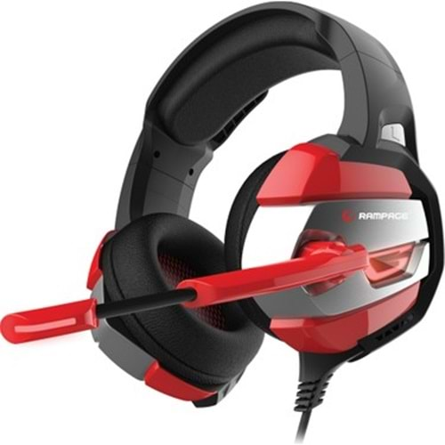 KULAKLIK RAMPAGE RM-K5 NOBLE BLACK/RED 7.1 GAMING