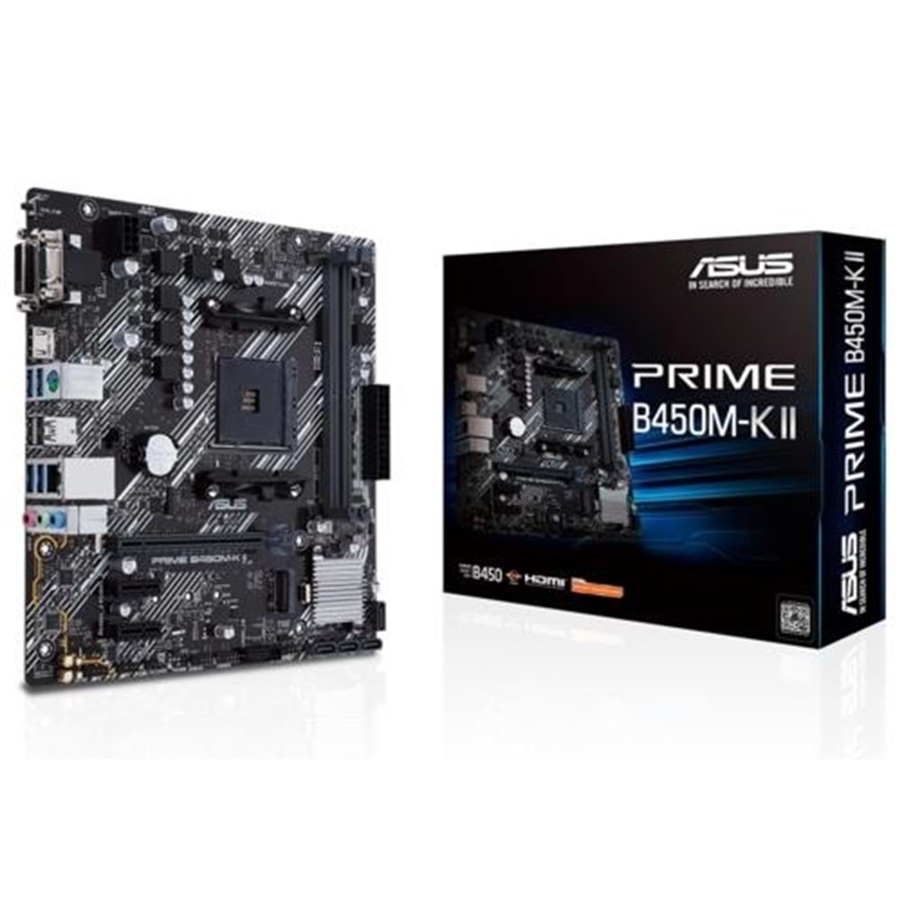 Anakart Asus Prime B450M-K II Ddr4 Am4