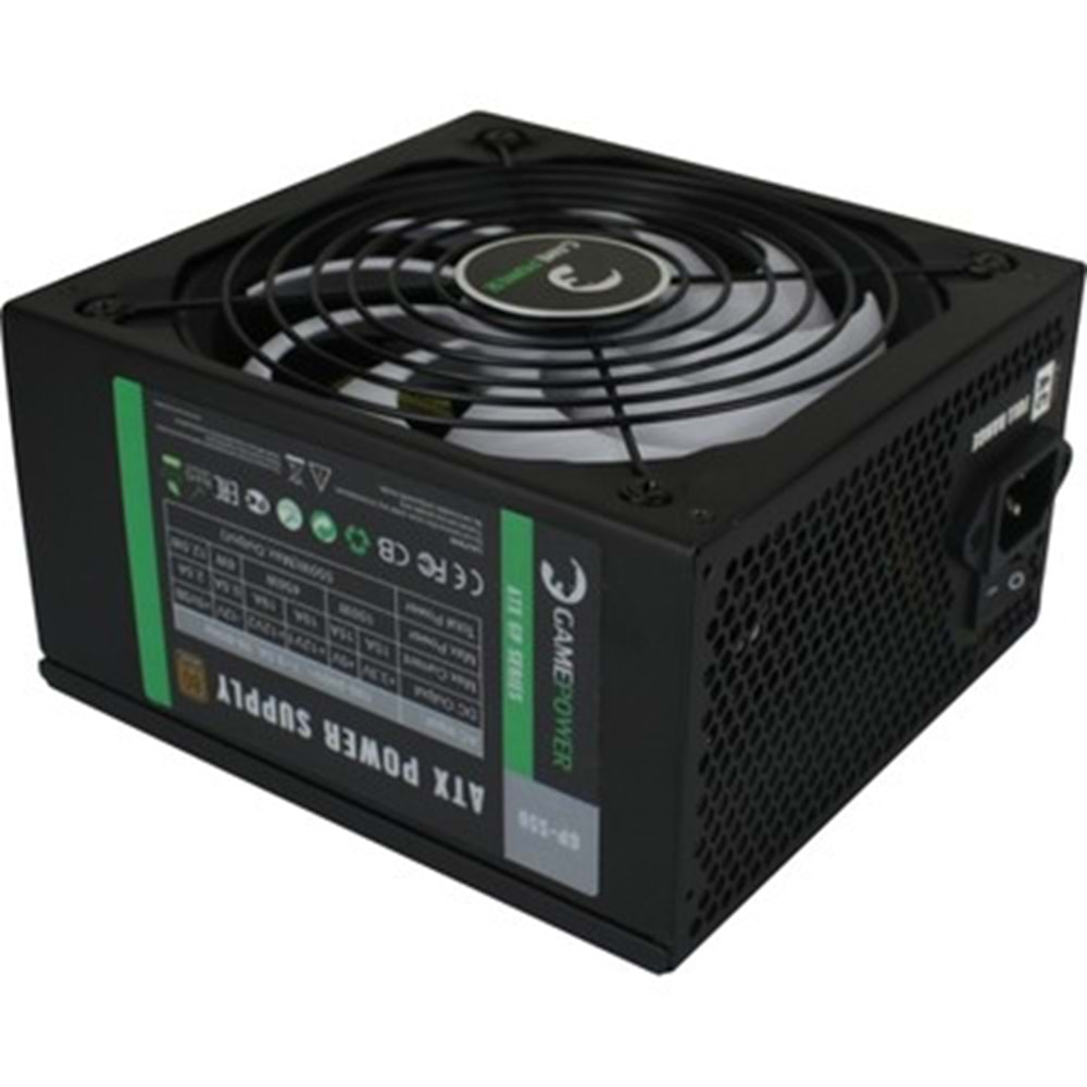 POWER SUPPLY GAMEPOWER GP-550 14CM 80+(BRONZ) 550W