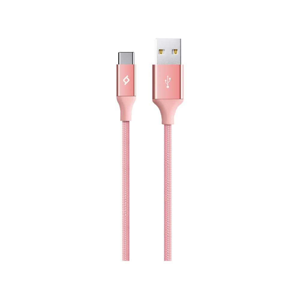 TTEC 2DK18RA AlumiCable 120 cm Type-C - USB-A kablosu ROSE