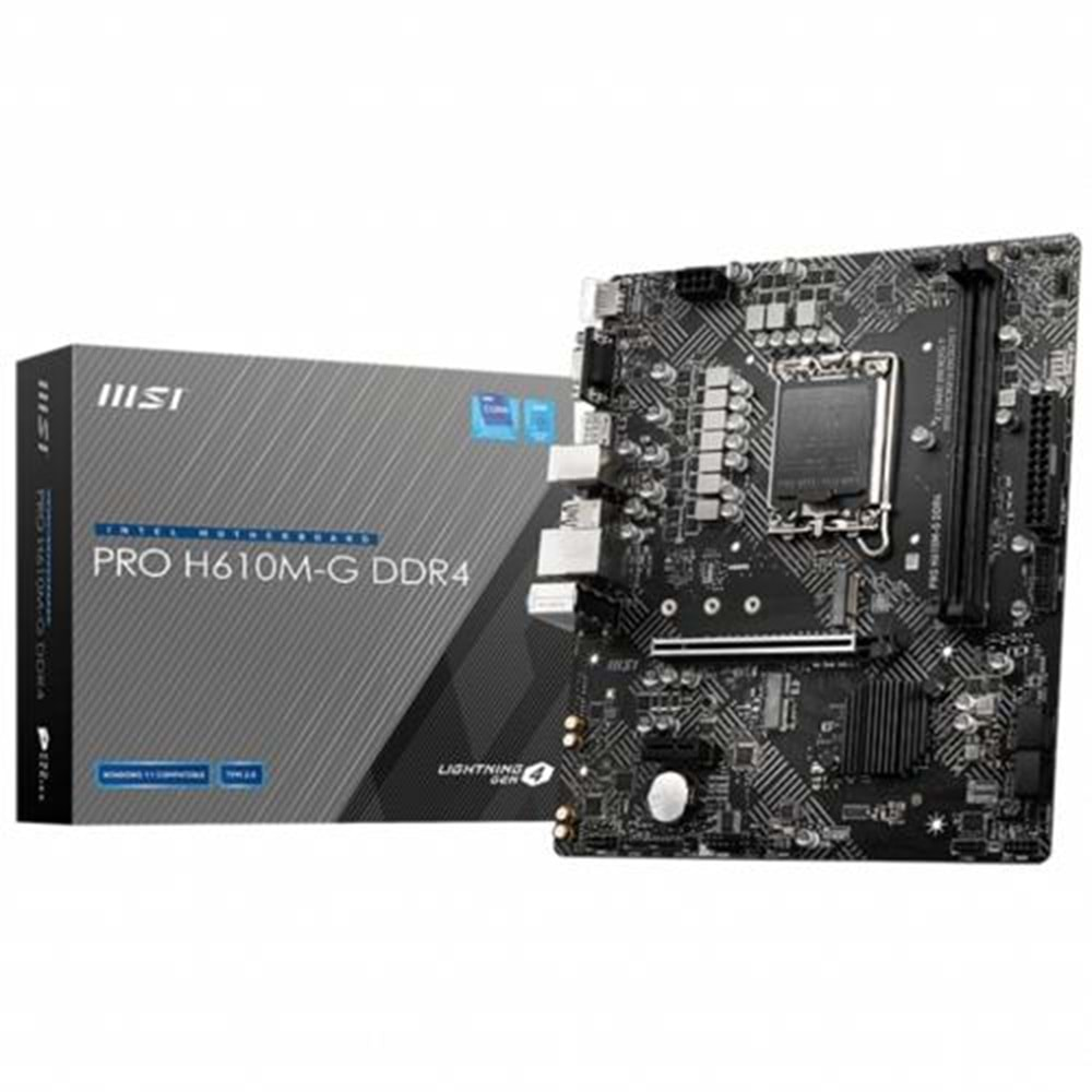 ANAKART MSI PRO H610M-G DDR4 1700p