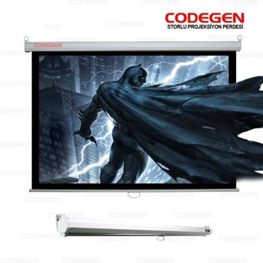 PROJEKSİYON PERDESİ CODEGEN AX-20 200x200 STORLU