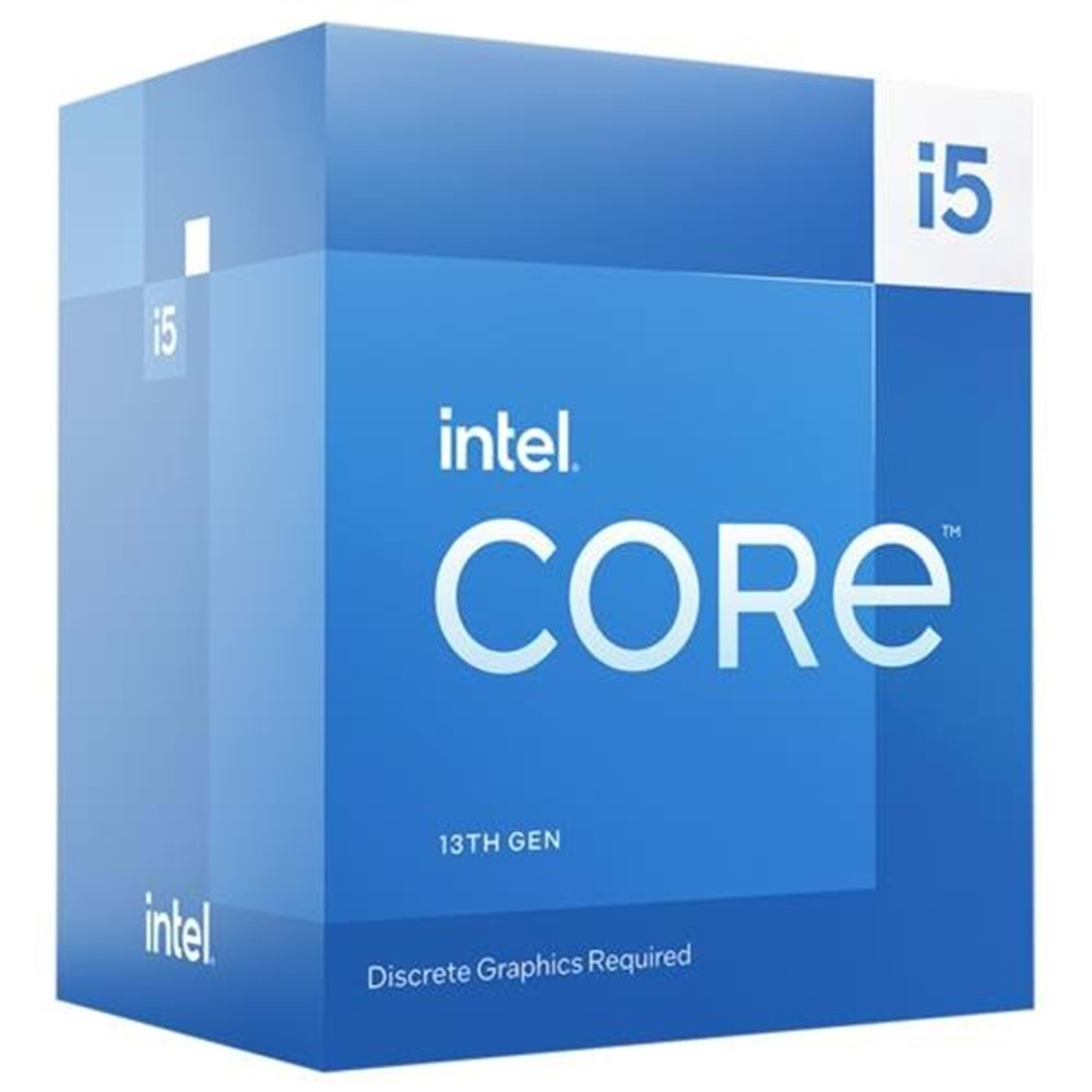 İŞLEMCİ INTEL i5-13400F 2.5 GHz 4.6 GHz 20MB LGA1700P