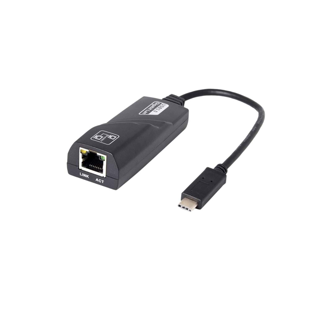 AKSESUAR USB-C TYPE-C 3.1 TO 10/100/1000 GIGABIT RJ45 CEVIRICI