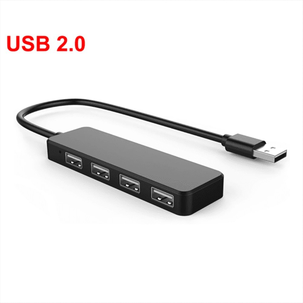 USB ÇOKLAYICI ULTRA SLIM USB 2.0 HUB COKLAYICI 4 PORT