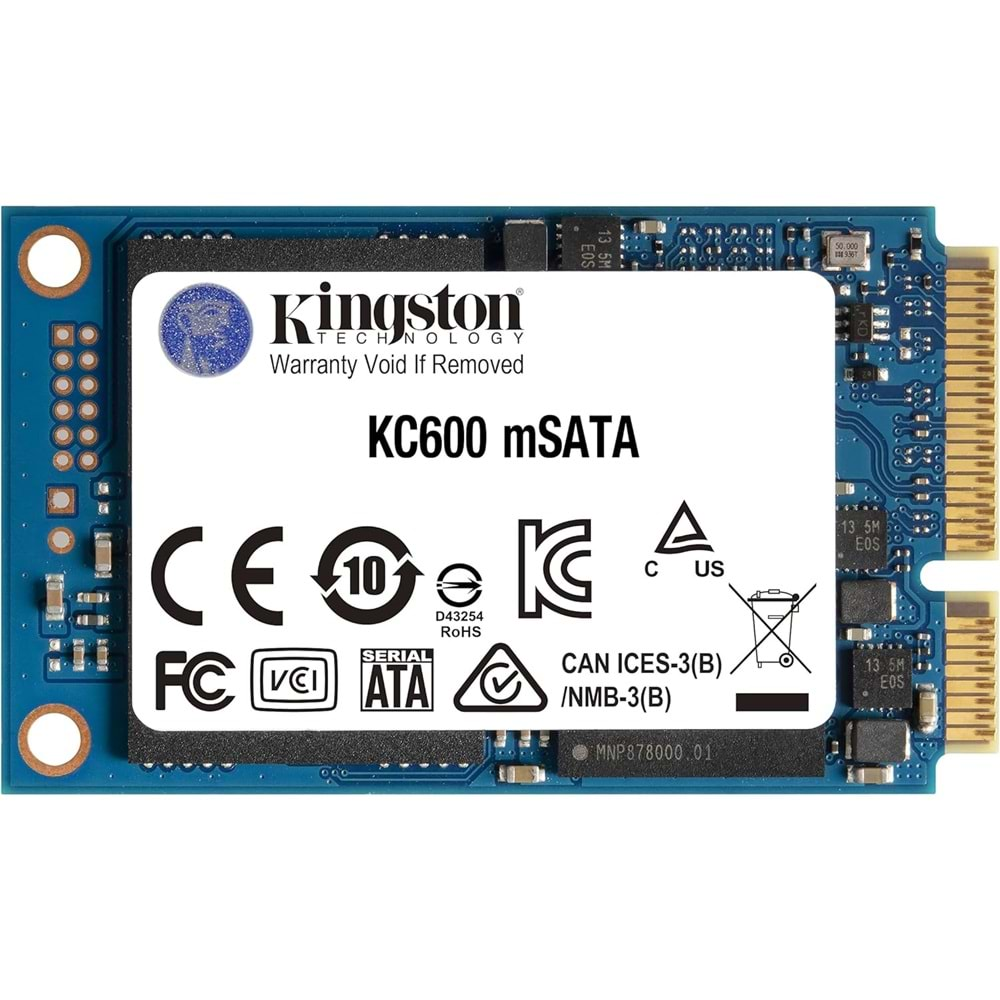 SSD Kingston KC600 256GB SSD SKC600MS/256G mSATA 550MB-500MBs, mSATA