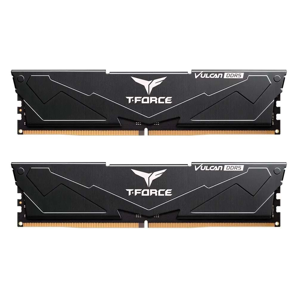 BELLEK TEAM T-FORCE VULCAN BLACK 32GB (2x16GB) 6400MHZ DDR5 CL40