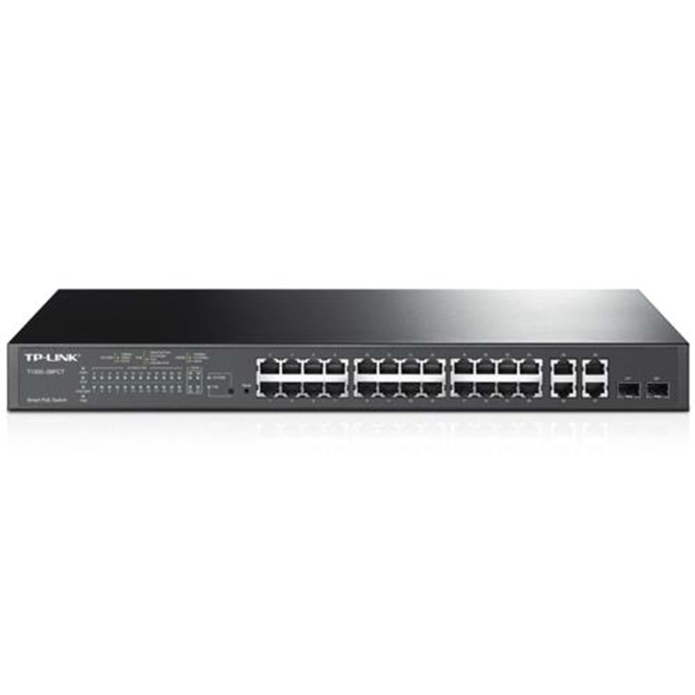 TP-LINK OMADA TL-SL2428P 24Port POE 10/100 +4 PORT GIGABIT 180W SWITCH