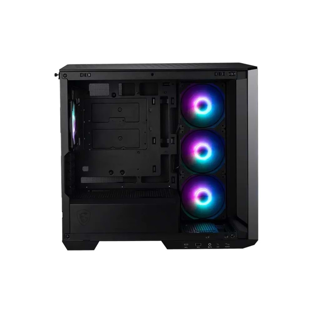 Kasa Msi Pano M100R Pz Siyah 4X120mm Micro Atx Gaming Kasa