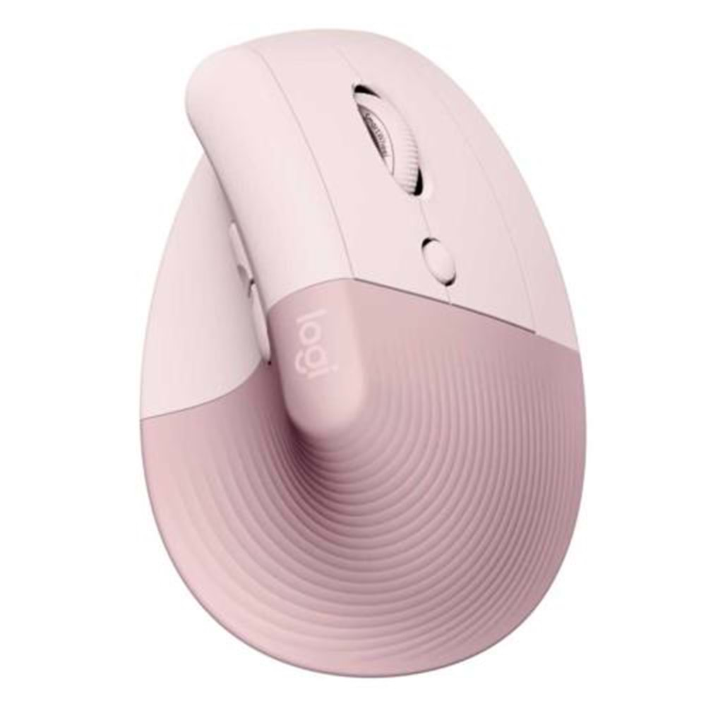 KABLOSUZ MOUSE LOGITECH LIFT ERGONOMIK ROSE DİKEY 910-006478