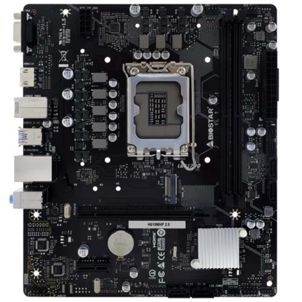 ANAKART BIOSTAR H610MHP DDR4 1700p