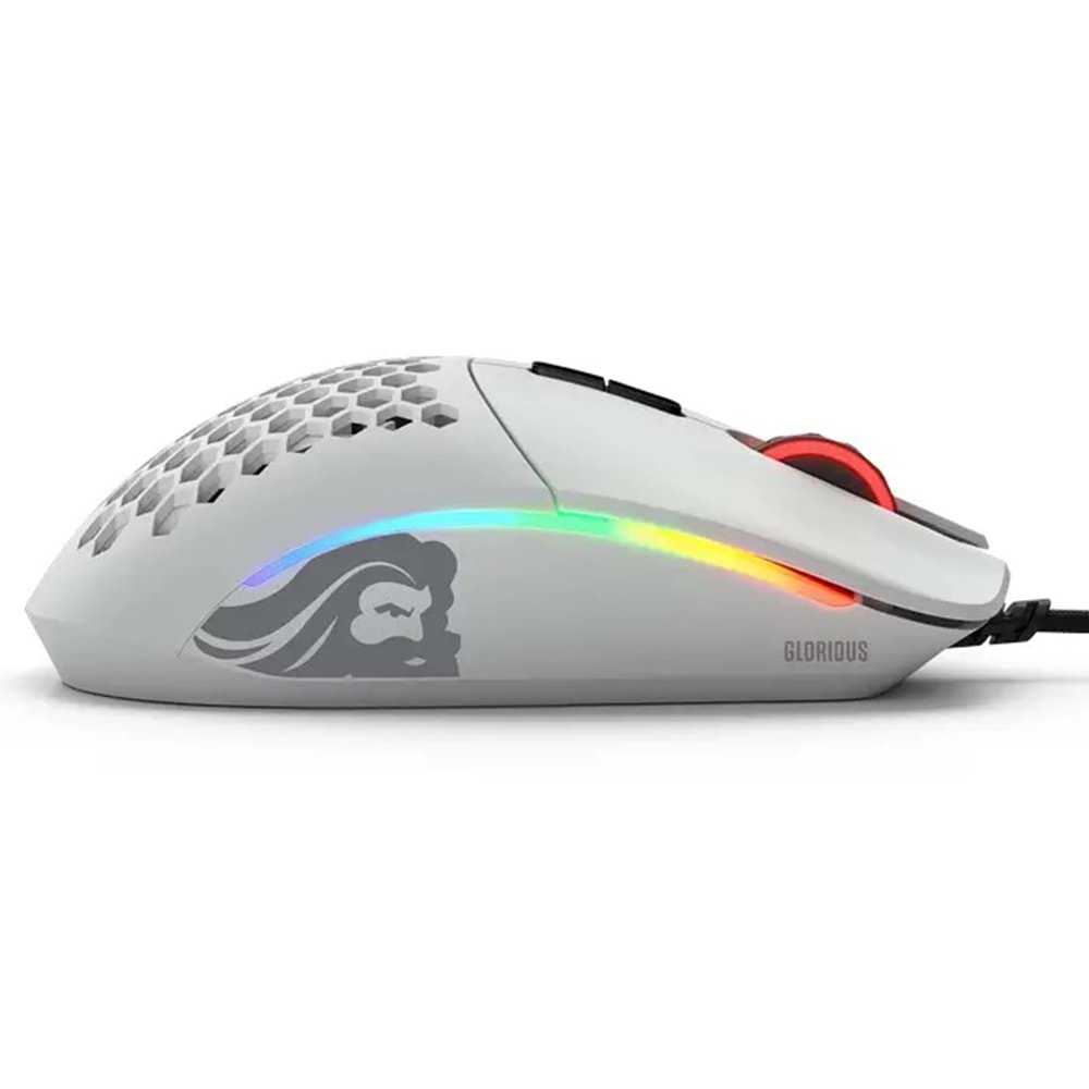 MOUSE GLORIOUS I GLO-MS-I-MW 19000 DPI 9 Tuş RGB Optik Mat Beyaz