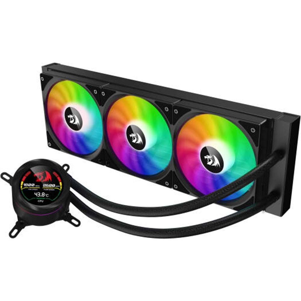 İŞLEMCİ FANI REDRAGON CCW-1017 360 CPU Liquid Cooler With Temperature