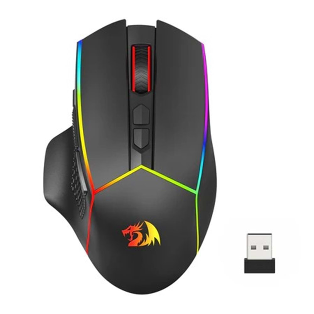 MOUSE REDRAGON AXE PRO M814RGB-PRO WIRELESS