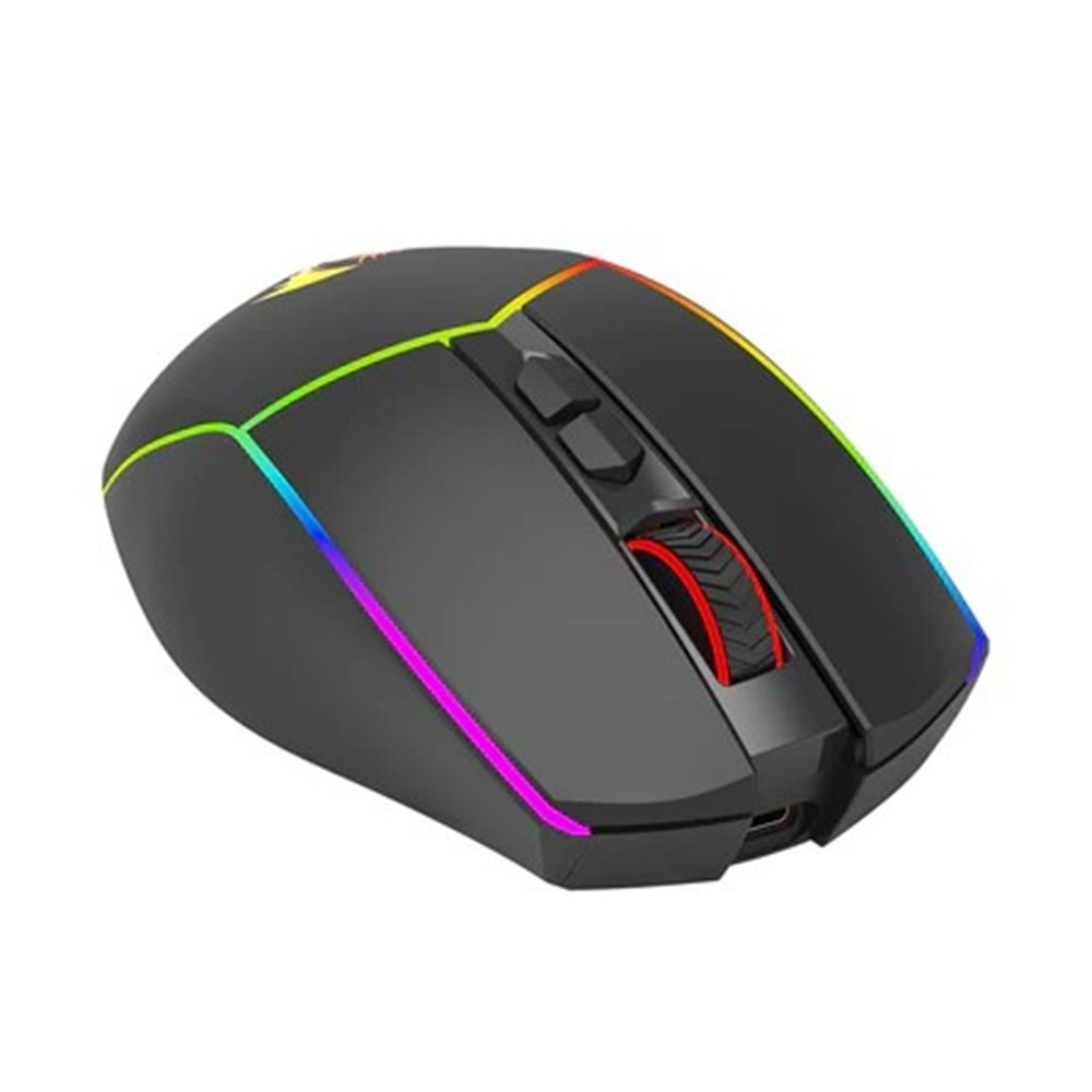 MOUSE REDRAGON AXE PRO M814RGB-PRO WIRELESS