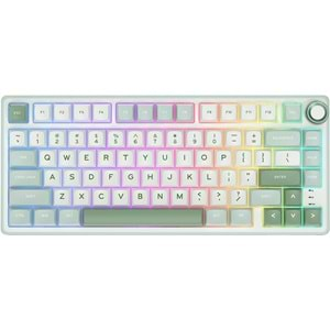 KLAVYE ROYAL KLUDGE R75 SKY CYAN SILVER SWITCH US LAYOUT