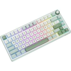 KLAVYE ROYAL KLUDGE R75 SKY CYAN SILVER SWITCH US LAYOUT