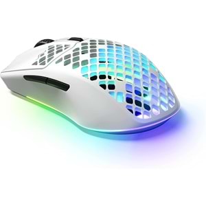 MOUSE STEELSERIES Aerox 3 Wireless SSM62608 SNOW 18000 CPI 6 Tuş RGB