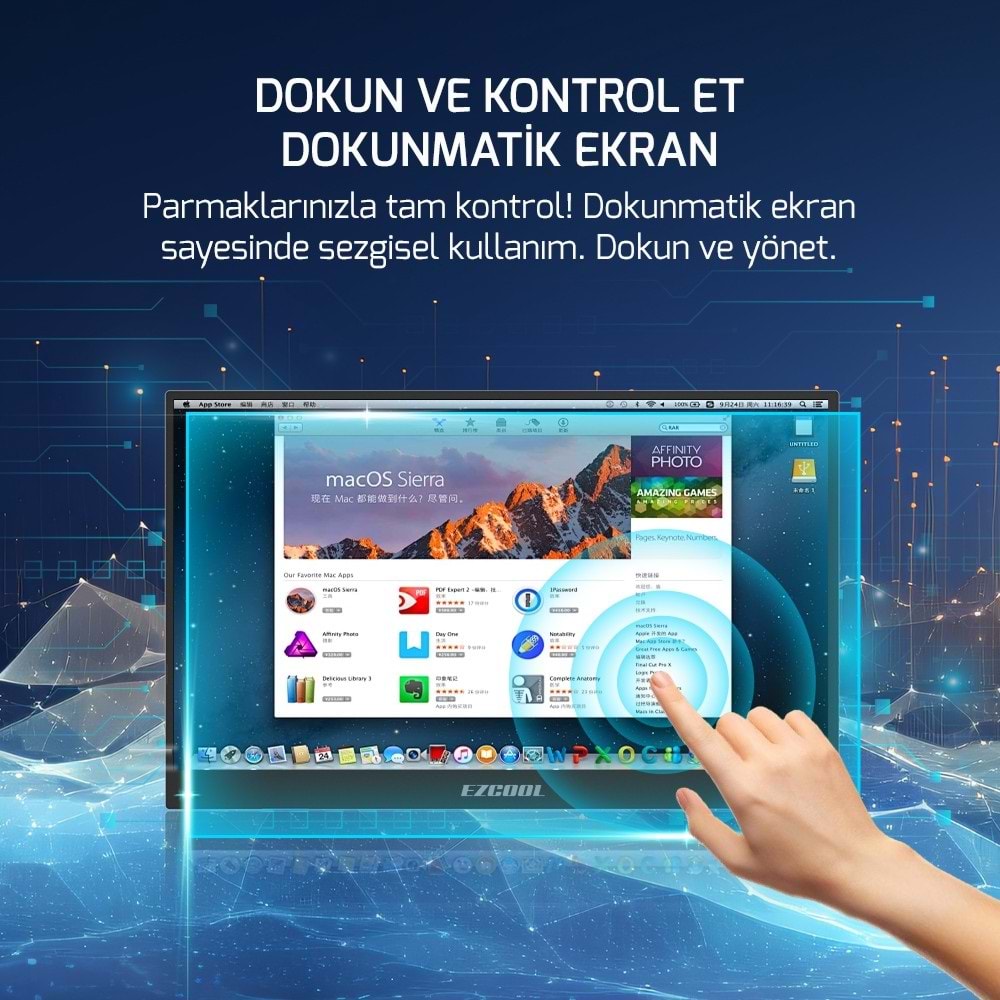 MONITOR EZCOOL LITE E15T 15.6