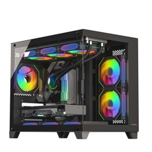 Kasa James Donkey Stark S700 3xARGB Temperli Cam 750W 80+ Bronze mATX