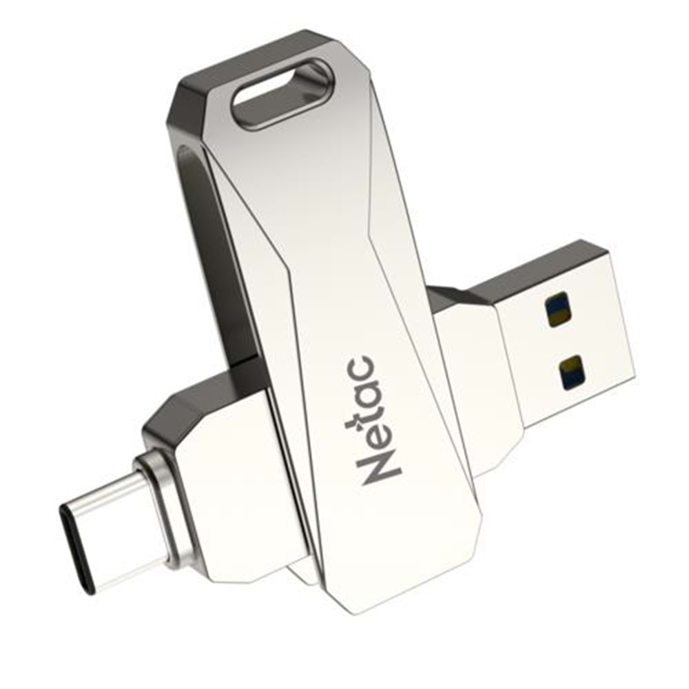 USB BELLEK Netac U782C 128GB USB 3.0+Type-c NT03U782C-128G-30PN