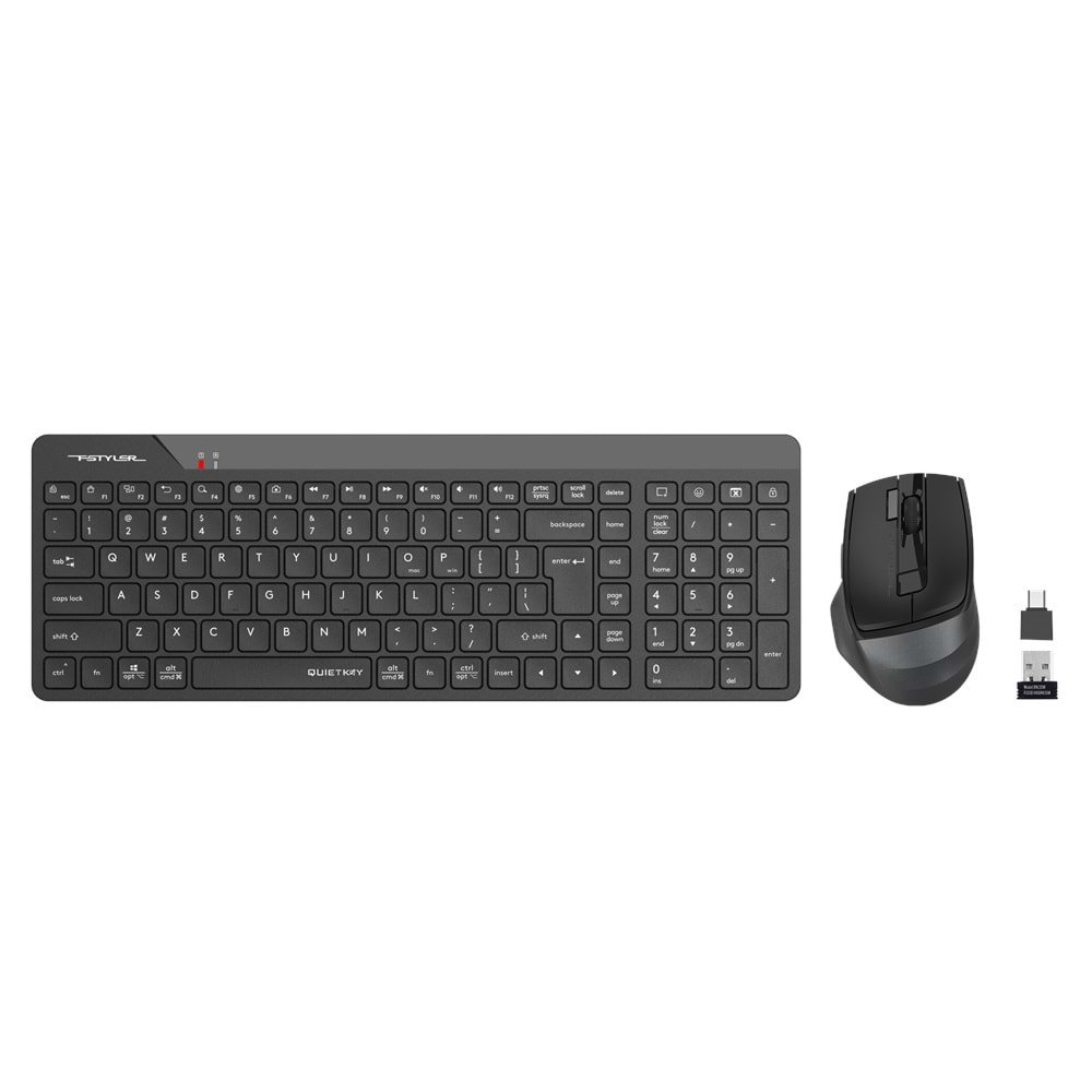 A4Tech Fg2400 Air2 Siyah 2.4Ghz Q Mm Klv+Optik Mouse-2000Dpi