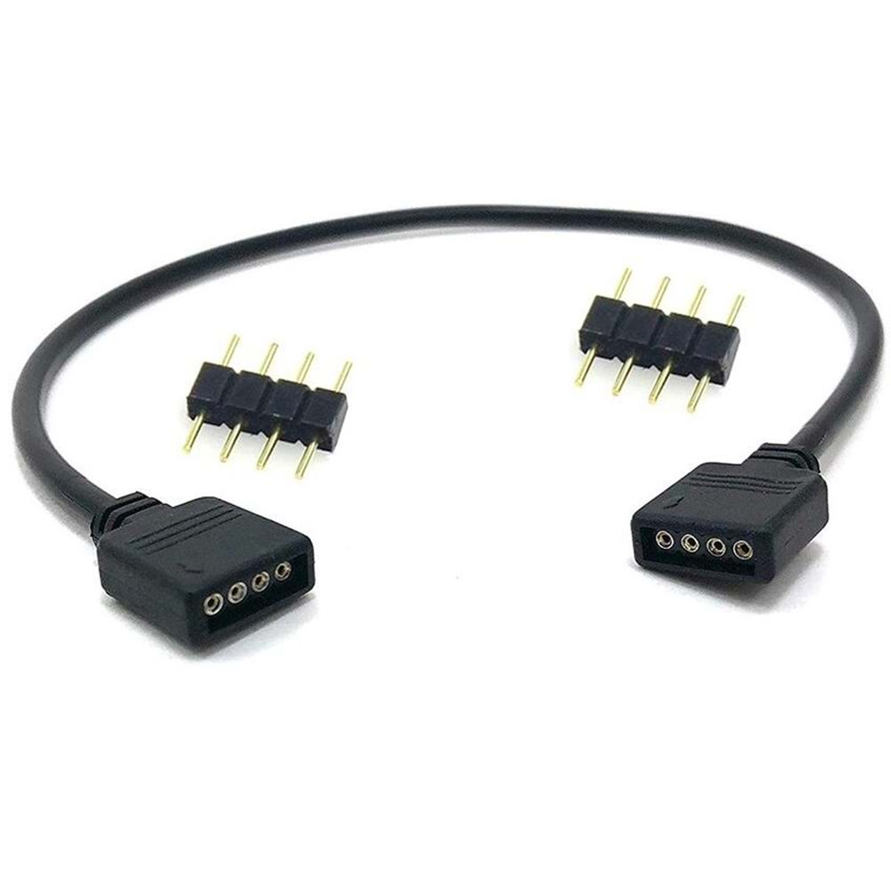 4Pin RGB Uzatma Kablosu 30cm (1 Dişi - 1 Dişi)