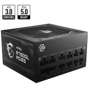 Power Supply Msi Mag A750Gl Pcıe5 Atx 3.0 750W 80+ Siyah Gold Full Mod