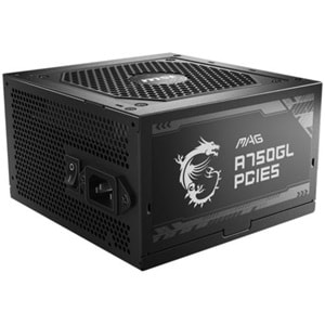 Power Supply Msi Mag A750Gl Pcıe5 Atx 3.0 750W 80+ Siyah Gold Full Mod
